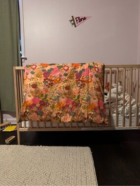 Franka Figarine Junior Size Duvet Cover Liberty Fabric Parchment